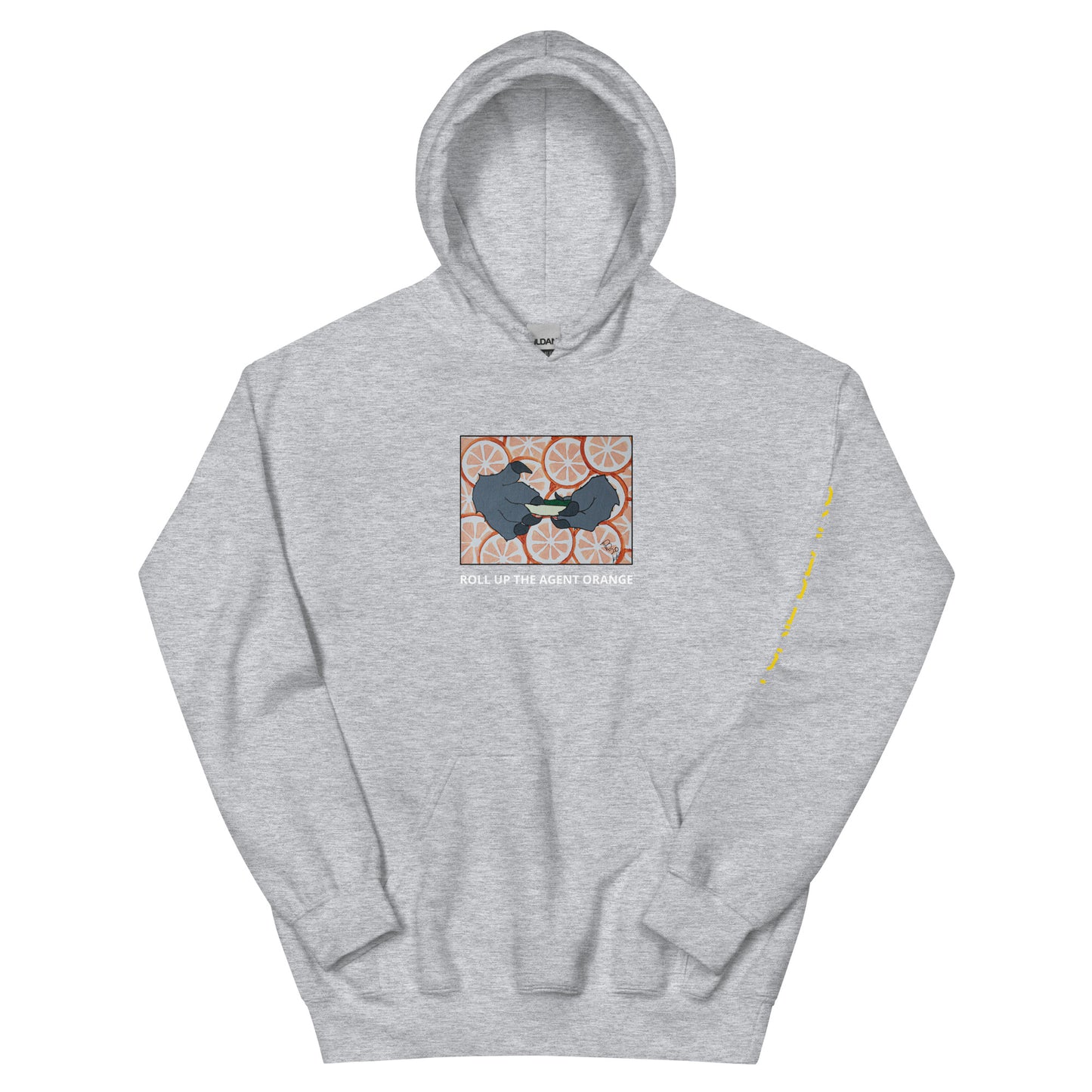 Roll Up The Agent Orange Unisex Hoodie Tokie Bears